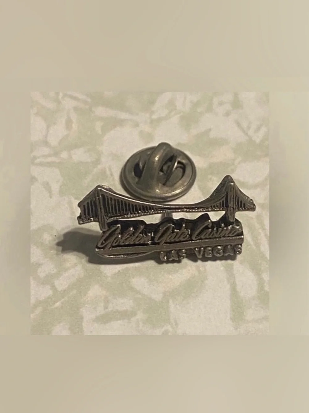 Vintage Golden Casino Las Vegas Lapel Pin #7984